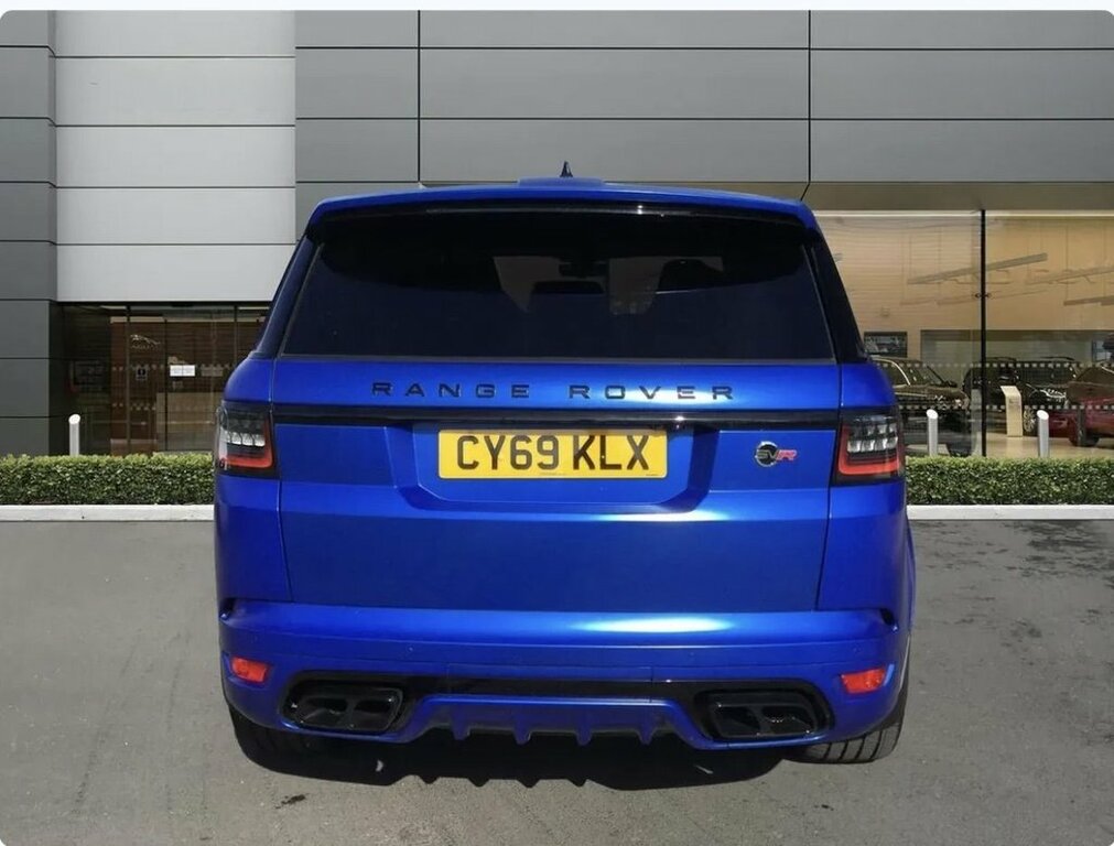 Land Rover Range Rover Sport 5L Svr CY69KLX Blue #5