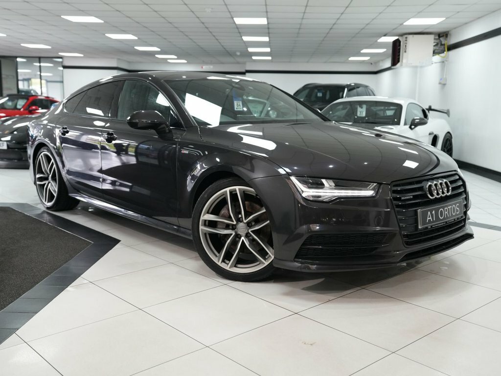Audi A7 3.0 Tdi V6 Black Edition Sportback S Tronic Quattr Grey #40