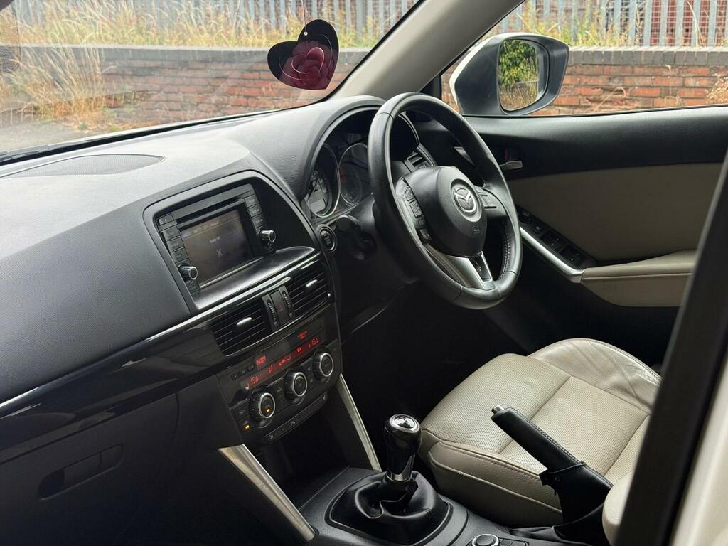 Mazda CX-5 2.2 Skyactiv-d Sport Nav Euro 6 Ss White #4