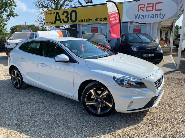 Volvo V40 T3 R-design Nav Euro White