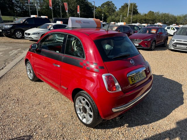 Fiat 500 Lounge Euro 4 Red #4
