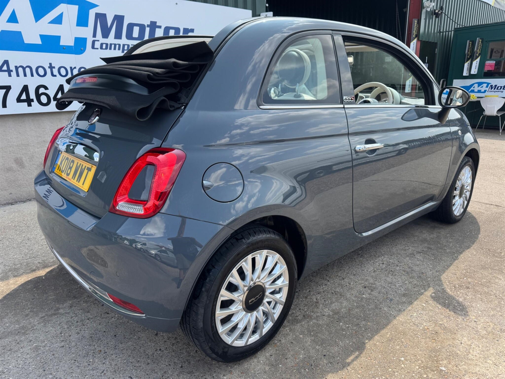 Fiat 500C 1.2 Lounge Euro 6 Ss Grey #3