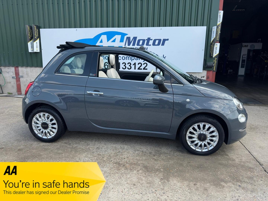 Fiat 500C 1.2 Lounge Euro 6 Ss Grey