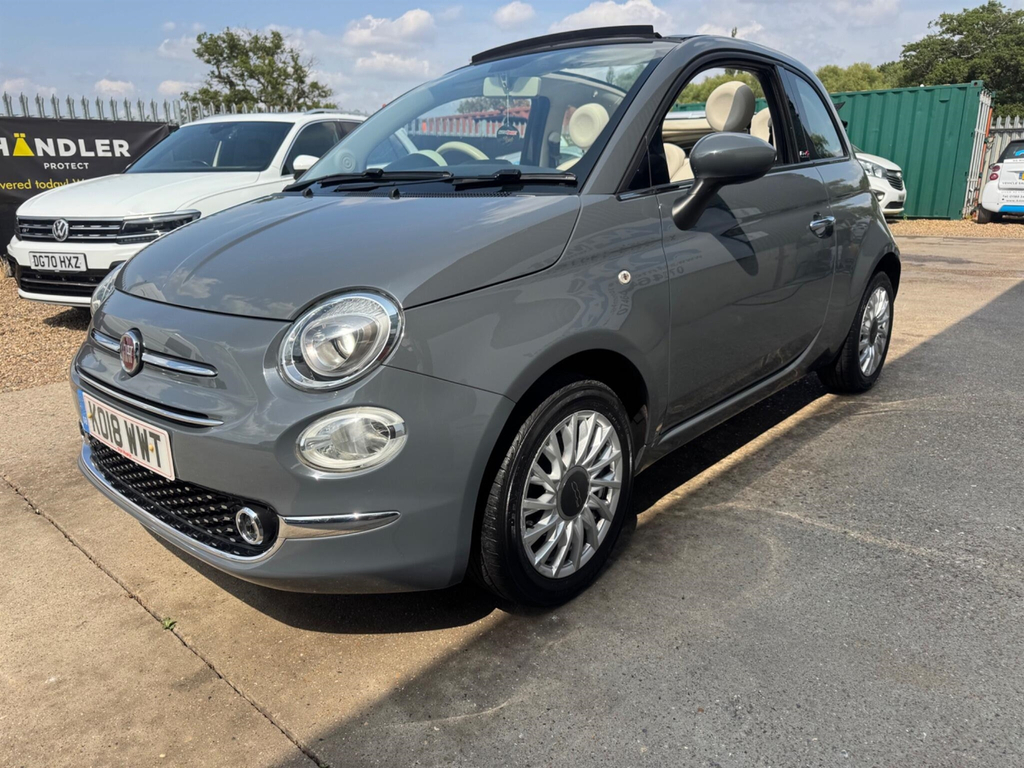 Fiat 500C 1.2 Lounge Euro 6 Ss Grey #4