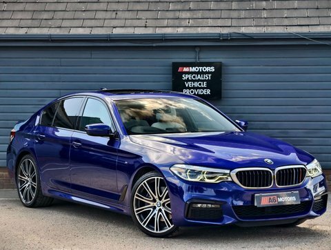 BMW 5 Series 3.0 530D M YR69BZH Blue #2