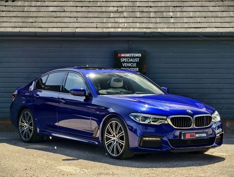 BMW 5 Series 3.0 530D M YR69BZH Blue #3