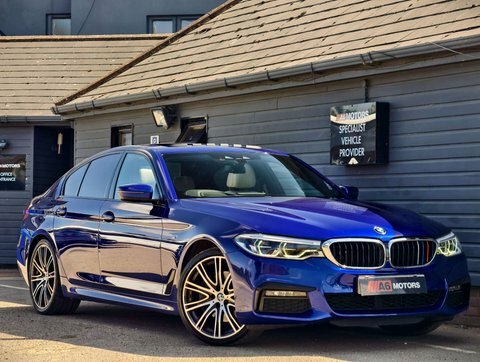 BMW 5 Series 3.0 530D M YR69BZH Blue #6