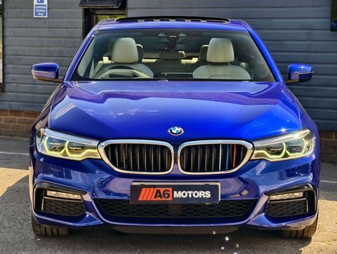 BMW 5 Series 3.0 530D M YR69BZH Blue #4