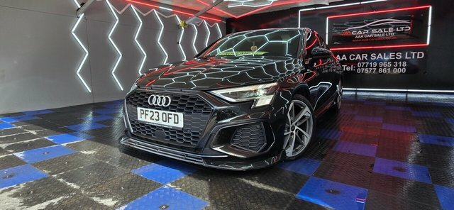 Audi A3 2.0 Tdi 35 Edition 1 Saloon S Tronic Eu PF23OFD Black #2