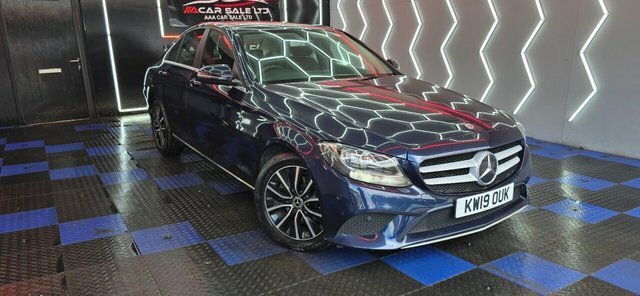 Mercedes-Benz C Class 2.0 C220d Se Saloon G-tronic Euro 6 S Blue