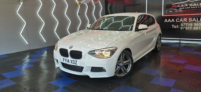 BMW 1 Series 2.0 120D M Sport Hatchback Euro FY14XOZ White #2