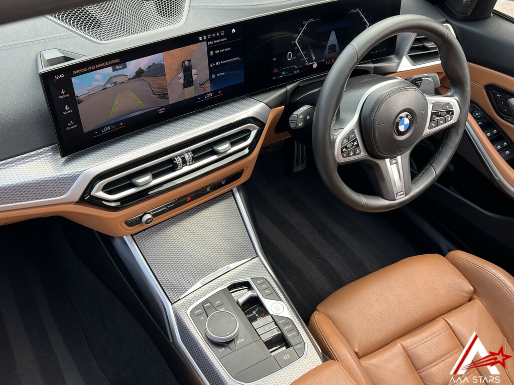 BMW 3 Series Saloon 3.0 M340d Mht Xdrive Euro 6 Ss RY23KNL Grey #3