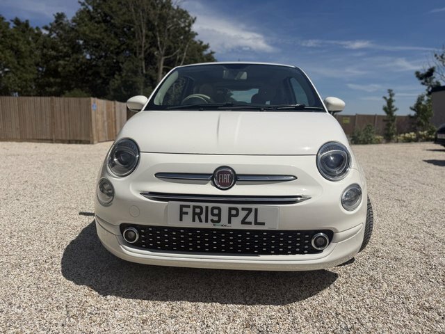 Fiat 500 1.2 Lounge Hatchback Euro 6 S S FR19PZL White #2