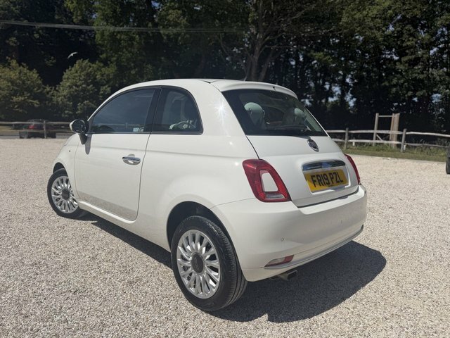 Fiat 500 1.2 Lounge Hatchback Euro 6 S S FR19PZL White #6
