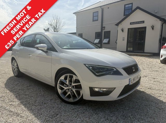 Seat Leon 2.0 Tdi Fr Hatchback Euro 6 S S White