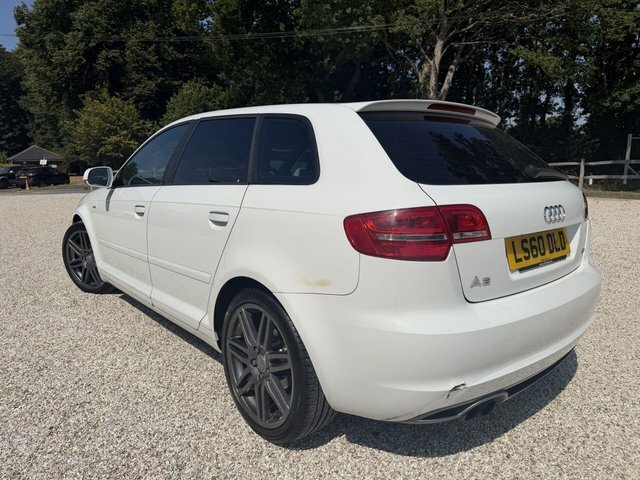Audi A3 2.0 Tdi S Line Sportback Euro 5 White #6