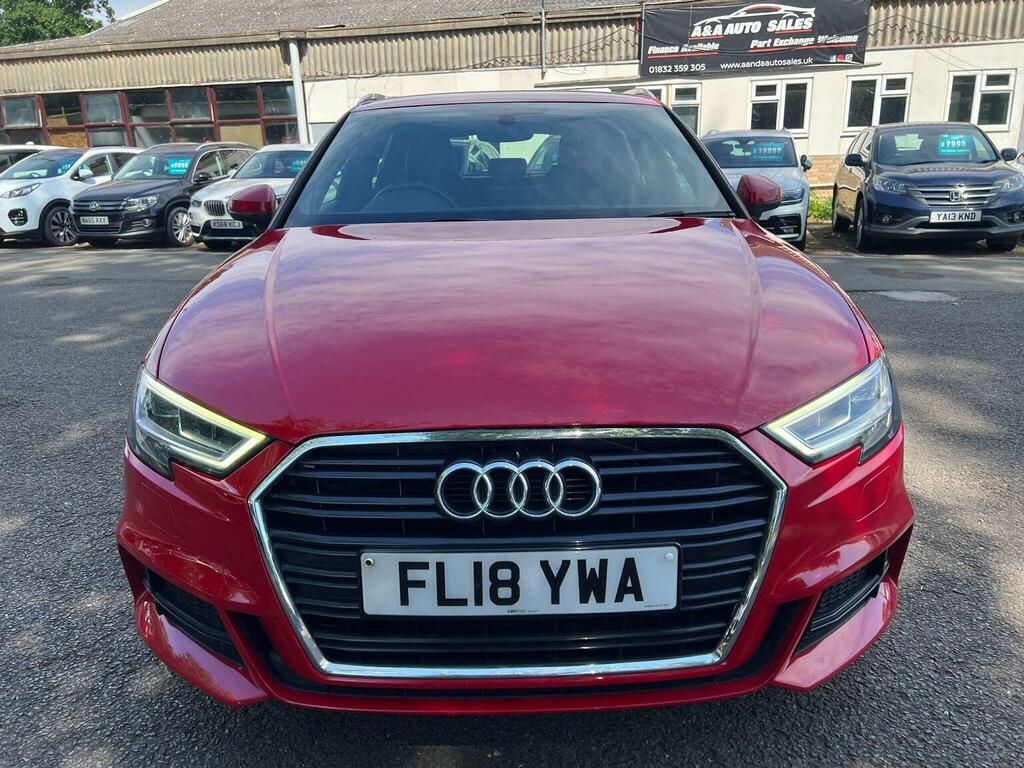 Audi A3 2.0 Tdi S Line Sportback Euro 6 Ss Red #2