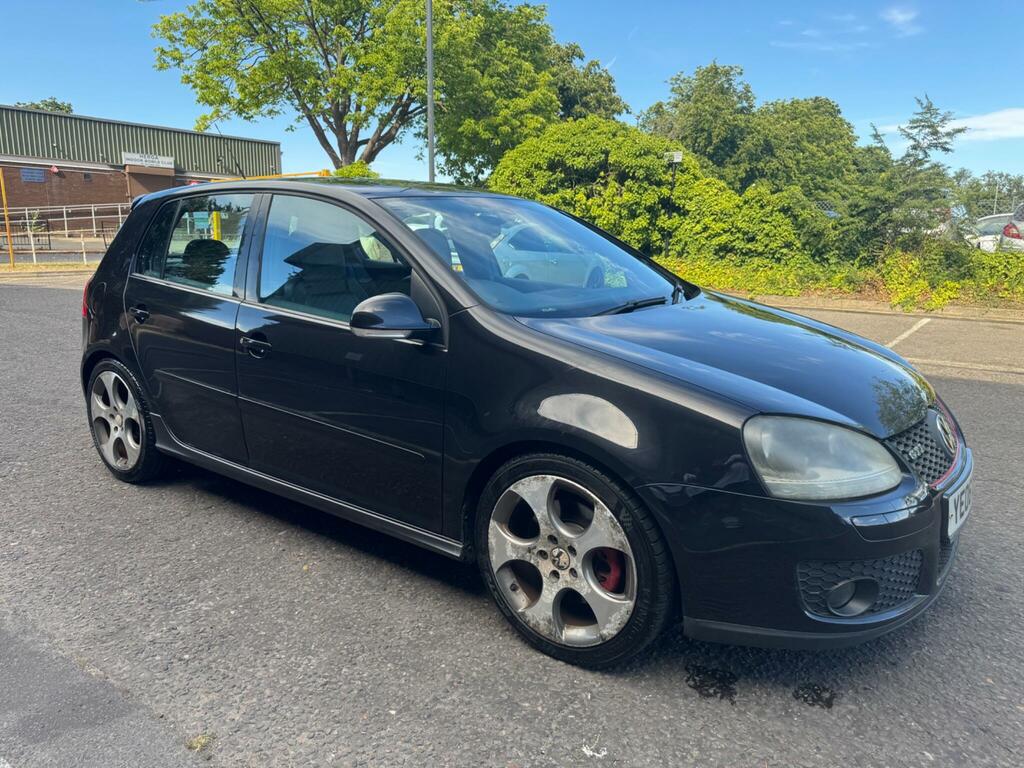 Volkswagen Golf Gti YE06LCL Black #6