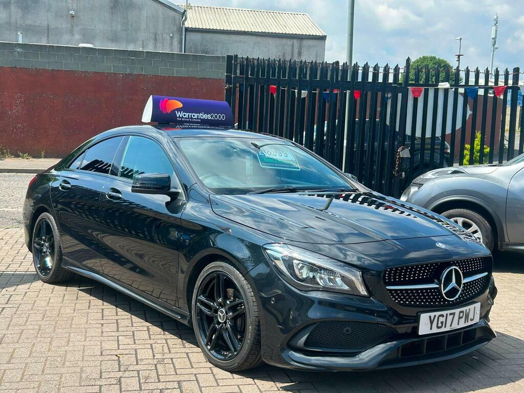 Mercedes-Benz CLA Class 2.1 Cla200d Amg Line Coupe Euro 6 S S Black