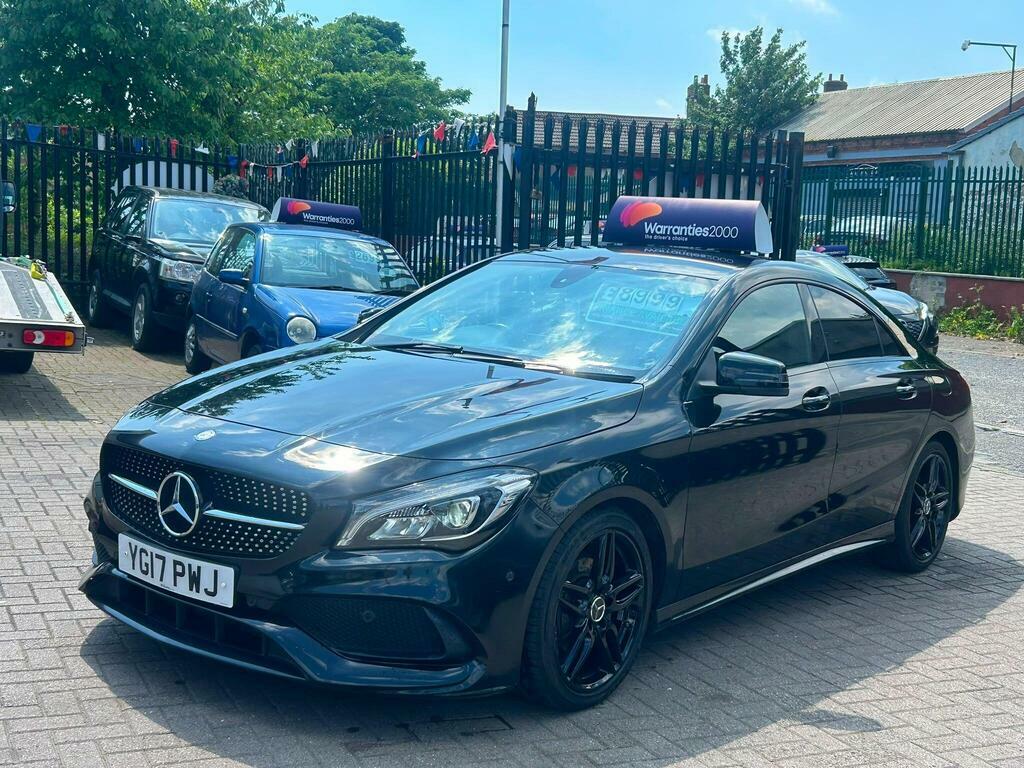 Mercedes-Benz CLA Class 2.1 Cla200d Amg Line Coupe Euro 6 S S YG17PWJ Black #3
