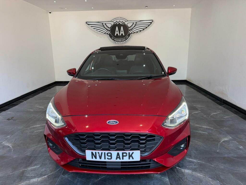 Ford Focus Hatchback 2.0 Ecoblue St-line X Euro 6 Ss NV19APK Red #2