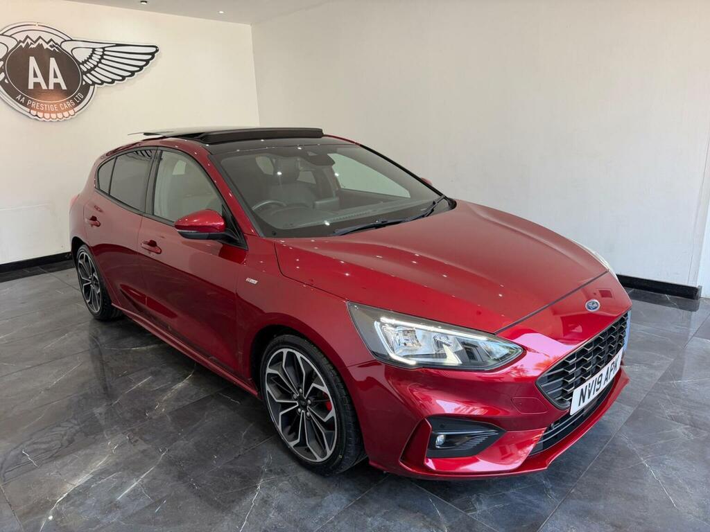 Ford Focus Hatchback 2.0 Ecoblue St-line X Euro 6 Ss NV19APK Red #5