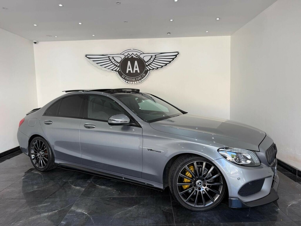 Mercedes-Benz C Class 2.1 C220d Amg Line Premium Plus 7G-tronic Euro Silver