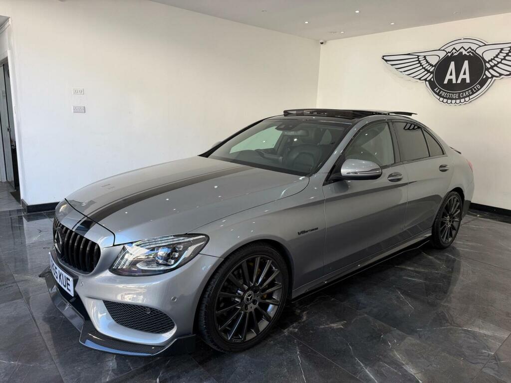 Mercedes-Benz C Class 2.1 C220d Amg Line Premium Plus 7G-tronic Euro Silver #3