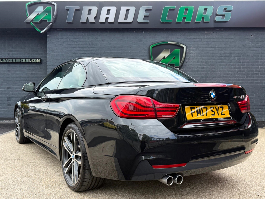 BMW 4 Series Convertible Black #5