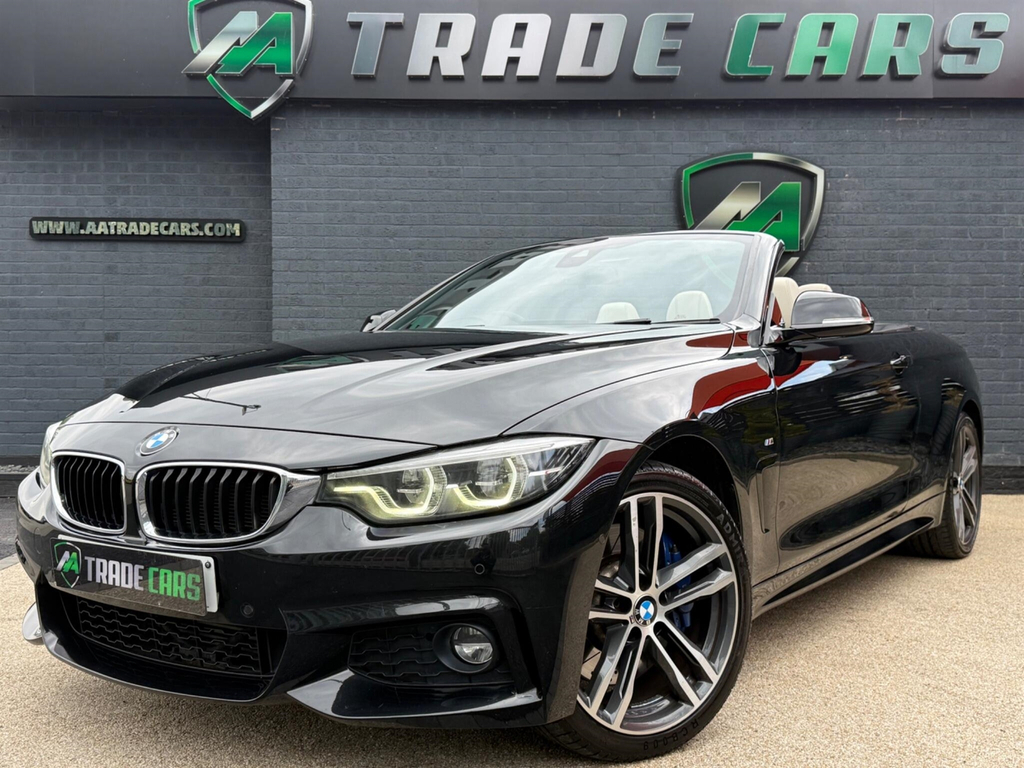 BMW 4 Series Convertible Black #3
