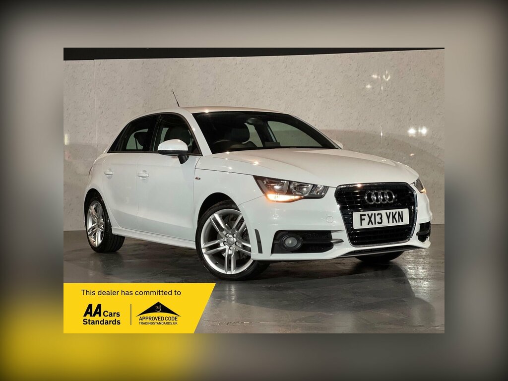 Audi A1 1.4 Tfsi S Line Sportback S Tronic Euro FX13YKN White