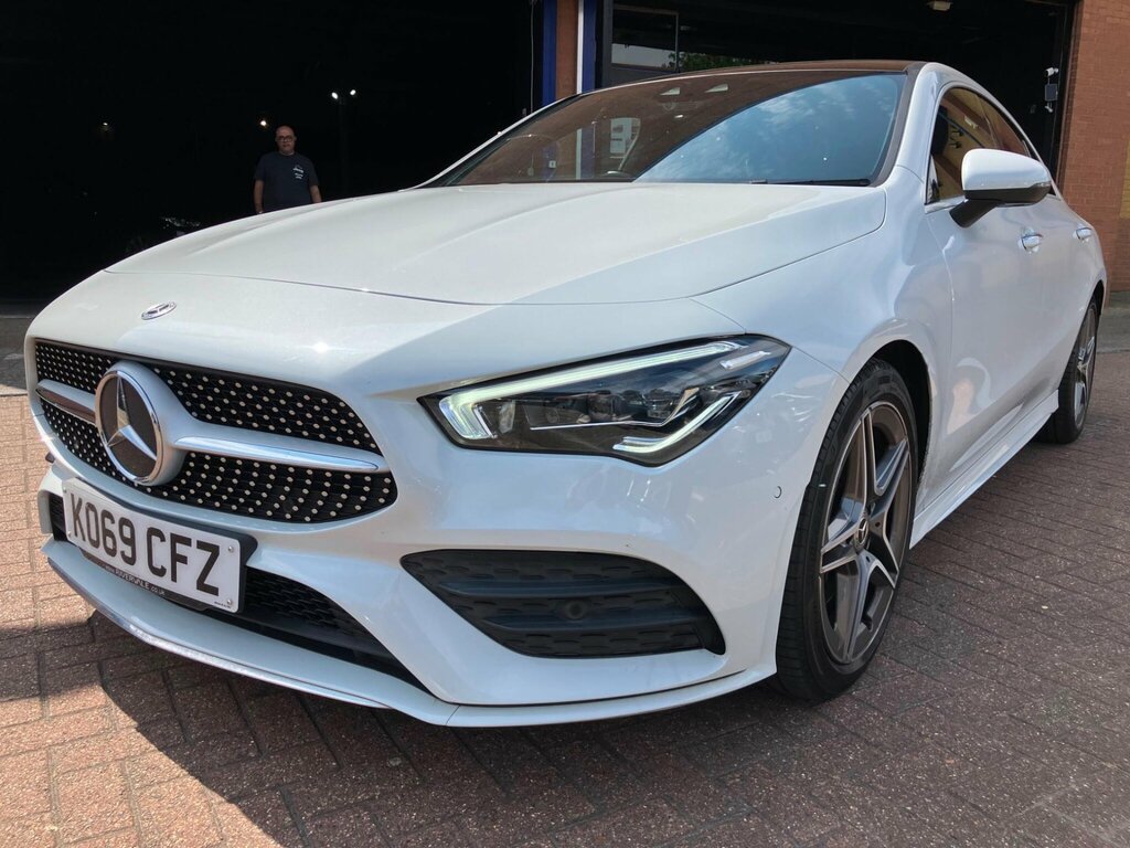 Mercedes-Benz CLA Class 2.0 Cla220d Amg Line Premium Plus 2 Coupe 8G-dct White #2