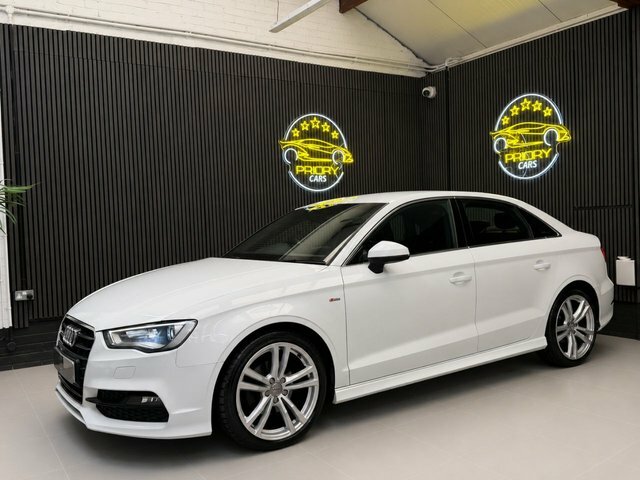 Audi A3 2.0 Tdi S Line Saloon Euro 6 S GF16RNA White #3