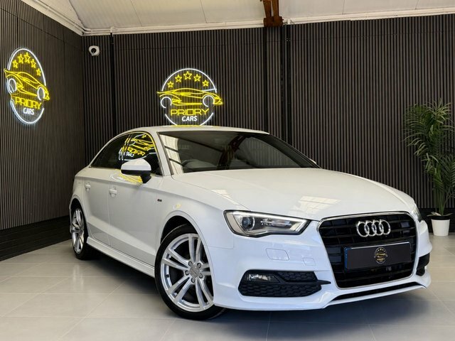 Audi A3 2.0 Tdi S Line Saloon Euro 6 S White