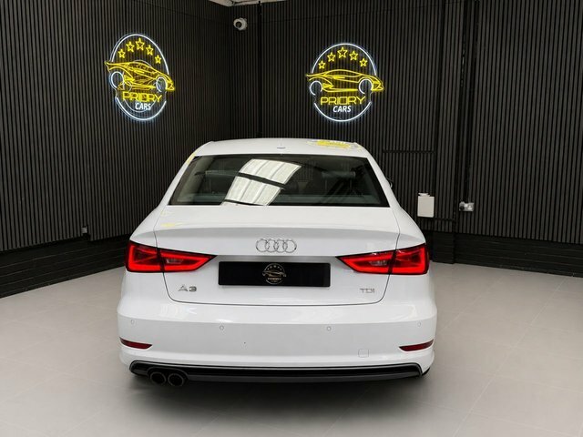 Audi A3 2.0 Tdi S Line Saloon Euro 6 S GF16RNA White #5