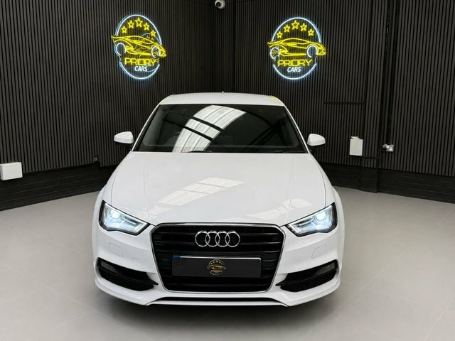 Audi A3 2.0 Tdi S Line Saloon Euro 6 S GF16RNA White #4