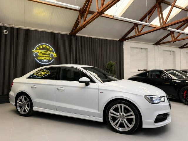 Audi A3 2.0 Tdi S Line Saloon Euro 6 S GF16RNA White #2