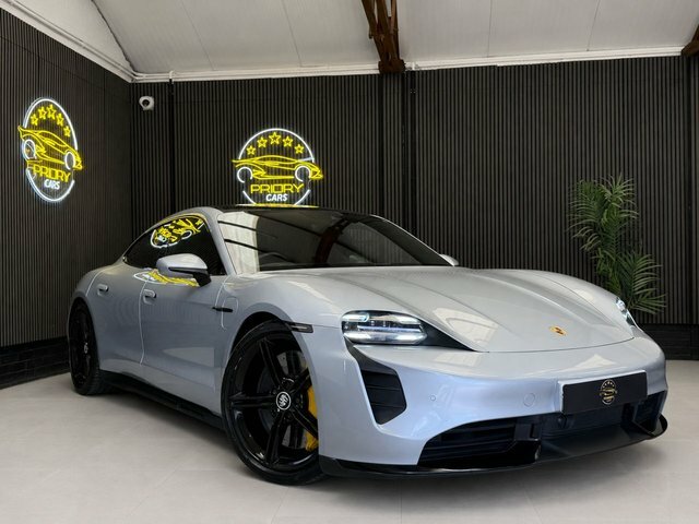 Porsche Taycan Performance Plus 93.4Kwh Turbo Saloon Silver