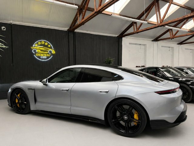 Porsche Taycan Performance Plus 93.4Kwh Turbo Saloon Silver #6