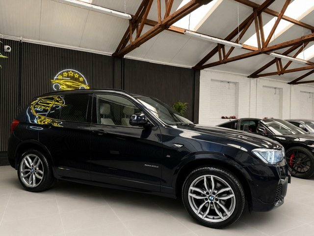 BMW X3 2.0 20D M Sport Suv Xdrive Euro 6 RV17VDJ Black #2