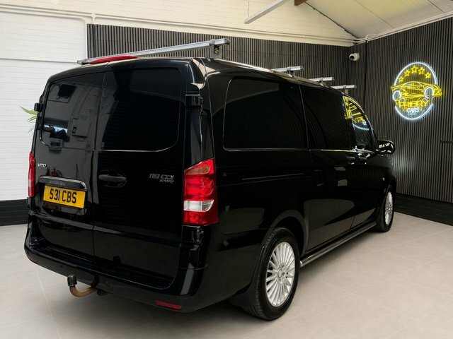 Mercedes-Benz Vito 2.1 119 Cdi Bluetec Sport Crew Van Double Cab Black #6
