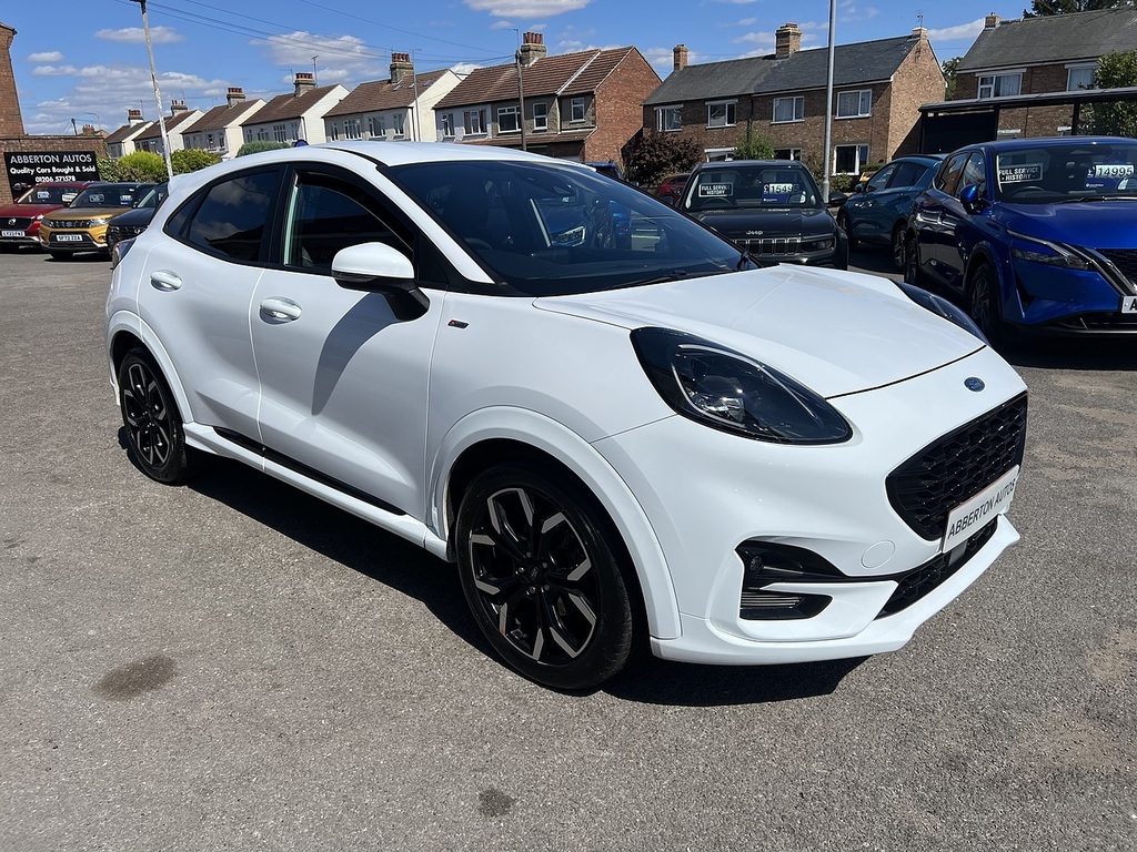 Ford Puma 1.0T Ecoboost Mhev St-line X Suv Hybrid MT23HYJ White #3