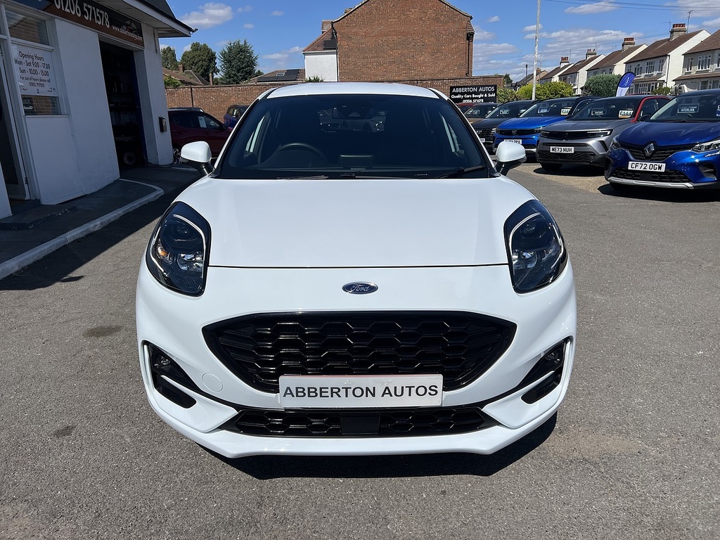 Ford Puma 1.0T Ecoboost Mhev St-line X Suv Hybrid MT23HYJ White #2