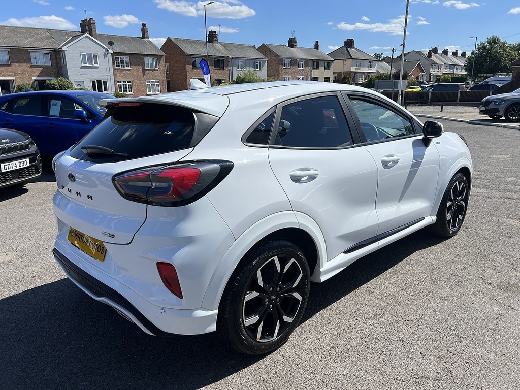 Ford Puma 1.0T Ecoboost Mhev St-line X Suv Hybrid MT23HYJ White #4