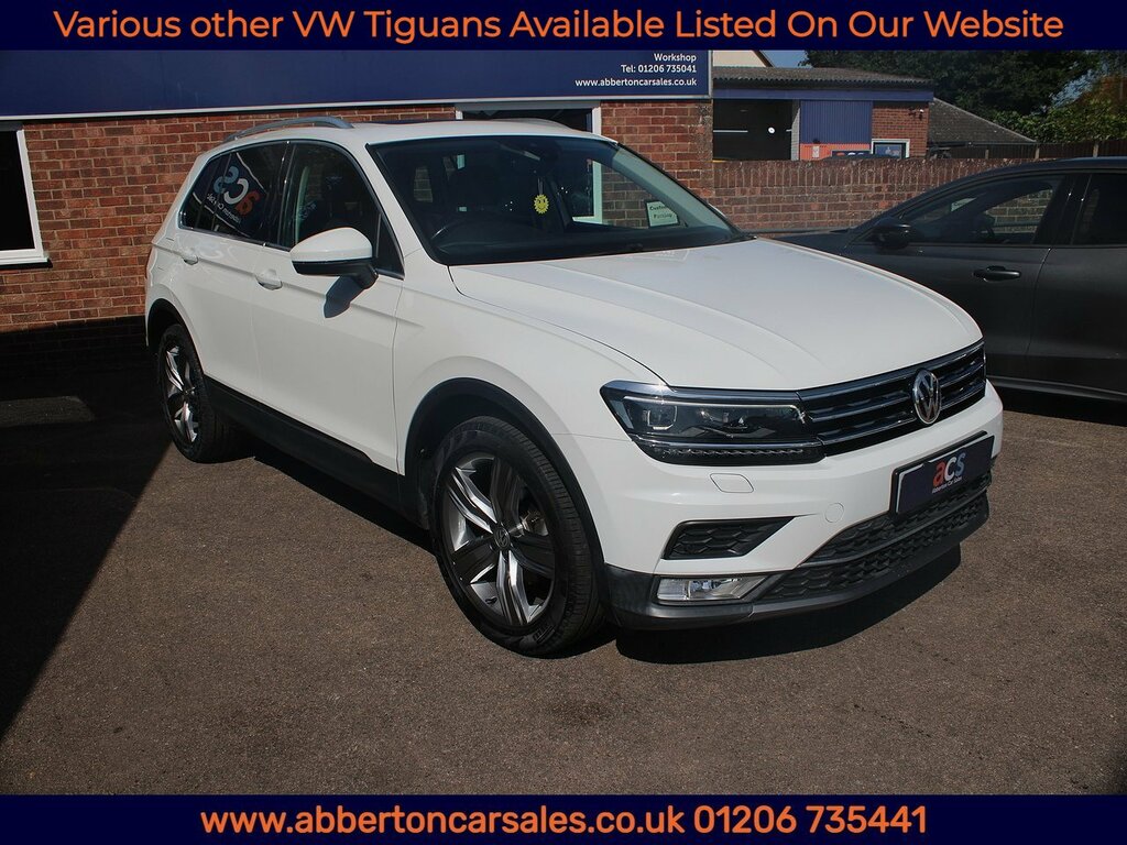 Volkswagen Tiguan Tdi Bluemotion Tech Sel YC17NZS White #3