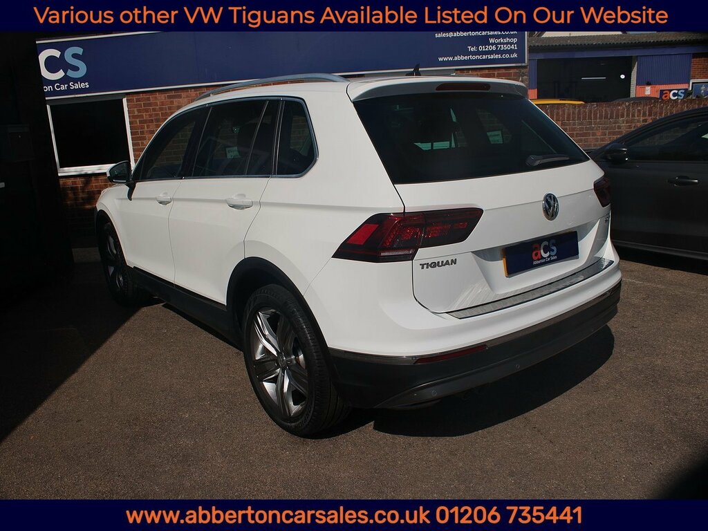 Volkswagen Tiguan Tdi Bluemotion Tech Sel YC17NZS White #6