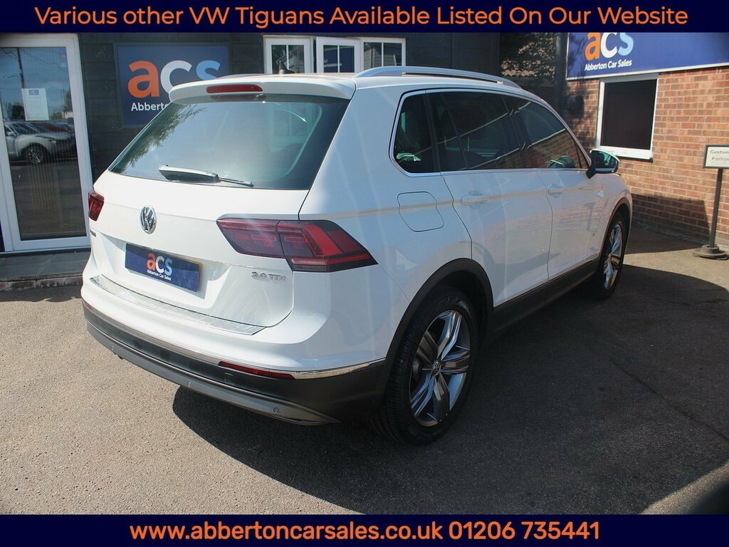 Volkswagen Tiguan Tdi Bluemotion Tech Sel YC17NZS White #4