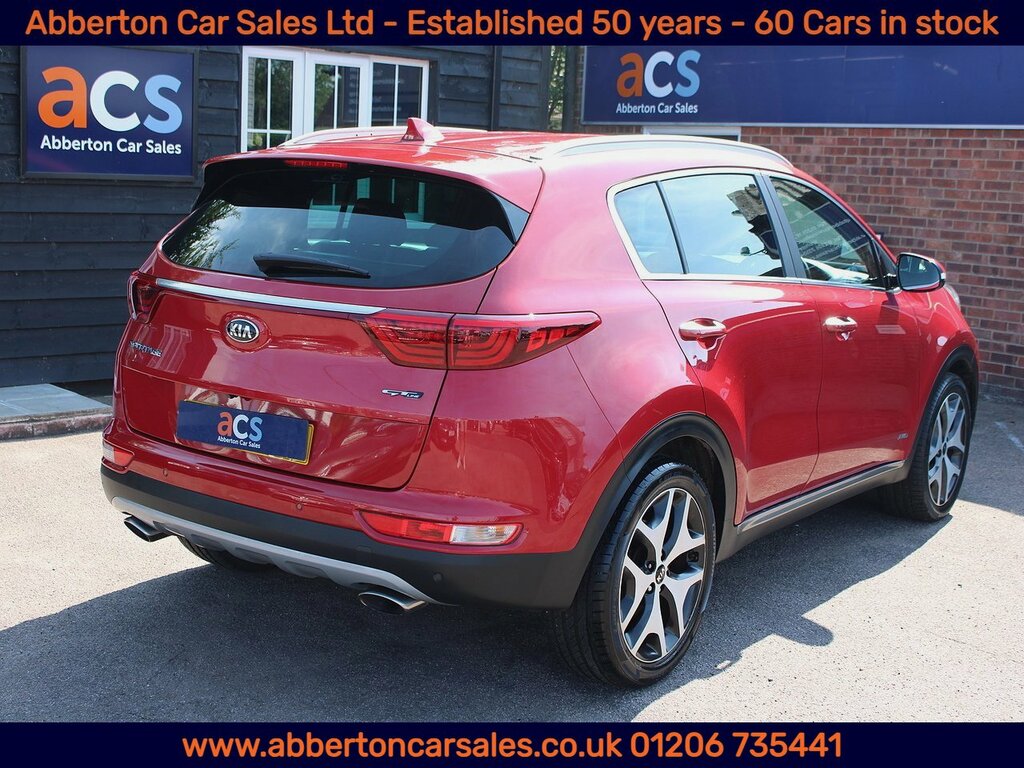 Kia Sportage T-gdi Gt-line GX18XRU Red #4