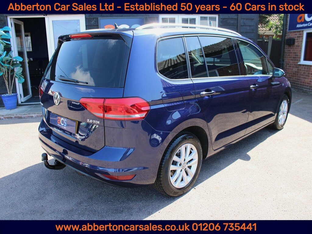 Volkswagen Touran Tdi Bluemotion Tech Se Family Blue #4