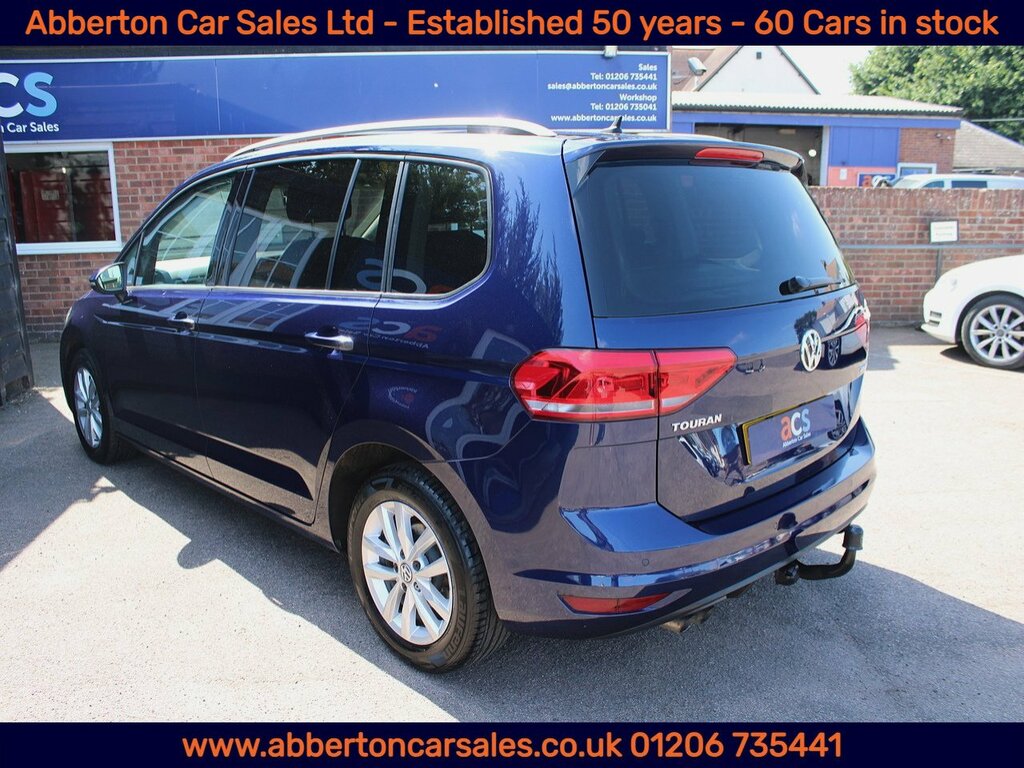 Volkswagen Touran Tdi Bluemotion Tech Se Family Blue #6